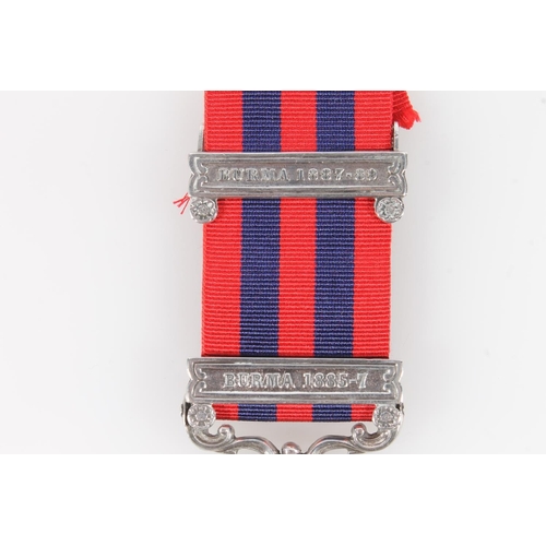 1382 - Medal of 201 Corporal J Ridgers of the 2nd Battalion Royal West Surrey Regiment comprising India Gen... 