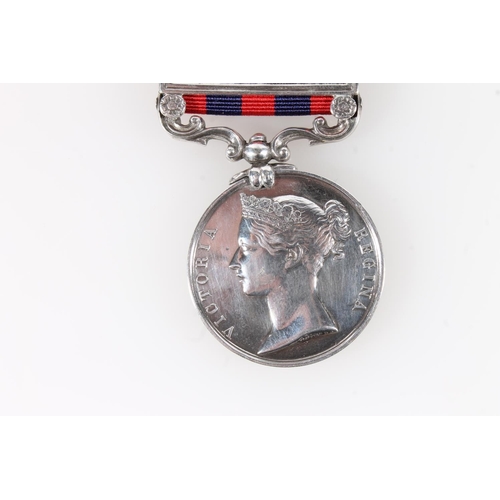 1382 - Medal of 201 Corporal J Ridgers of the 2nd Battalion Royal West Surrey Regiment comprising India Gen... 