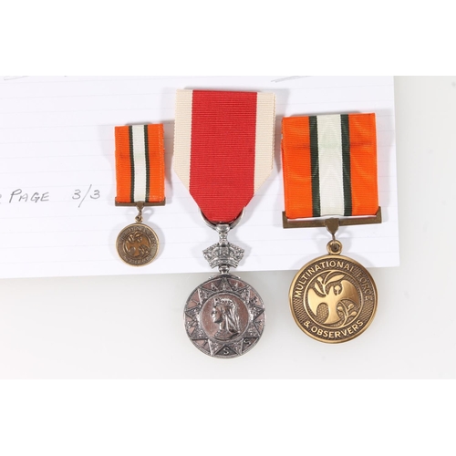 1387 - Copy medal of 197 Gunner J Gerrett of the 5th Battery 25th Brigade Royal Artillery comprising a facs... 