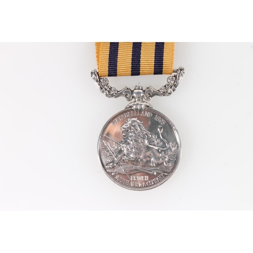 1389 - Medal of Gunner G Pirie of the Salisbury Horse comprising British South Africa Company medal Matabel... 