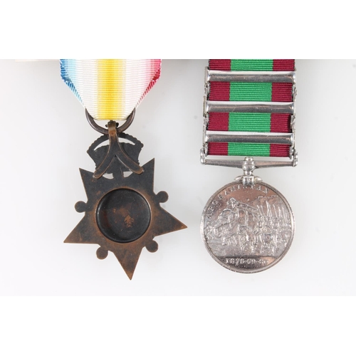 1391 - Medal of 2070 Private William Cruickshank of the 92nd (Gordon) Highlanders comprising Afghanistan me... 