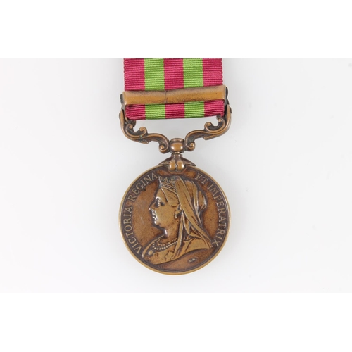 1394 - Medal of Bhisti Shab Din of the 25th Bengal Infantry comprising India medal in bronze with 'RELIEF O... 