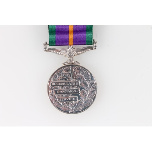 1413 - Medal of 24692016 Lance Corporal A B Duncan of the Royal Irish Regiment comprising Elizabeth II Accu... 