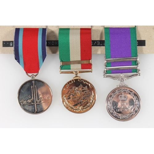 1417 - Medals of 23909628 Sergeant George S Lemon of the 1st Battalion Gordon Highlanders comprising Elizab... 