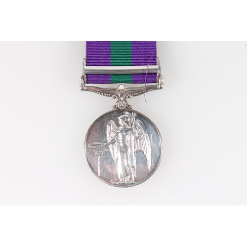 1421 - Medal of CY22364 Private M Y Aspri of the Cyprus Regiment comprising George VI General Service medal... 