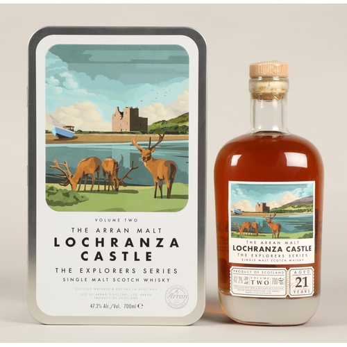 234 - The Arran Malt Lochranza Castle 21 years old single malt scotch whisky, From the Explorers Series vo... 