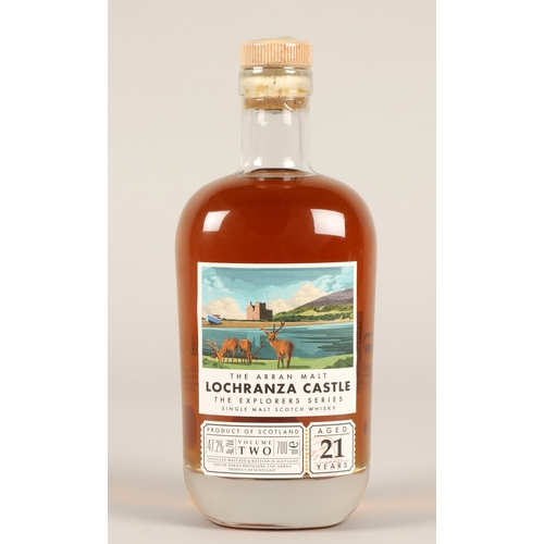 234 - The Arran Malt Lochranza Castle 21 years old single malt scotch whisky, From the Explorers Series vo... 