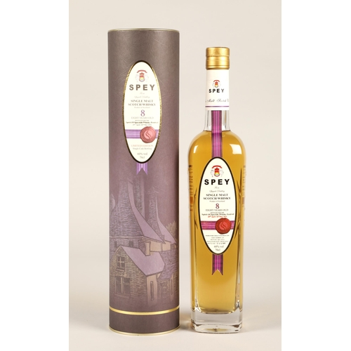 236 - Spey 8 years old limited edition single cask single malt scotch whisky, Bottled for the Spirit of Sp... 