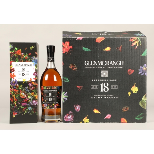 245 - Glenmorangie Limited Edition 18 years old extremely rare highland single malt scotch whisky, Box and... 