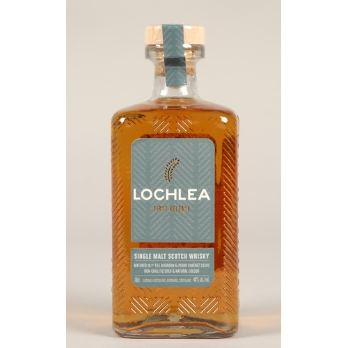 246 - Lochlea first release single malt scotch whisky, 70cl, 46% vol, boxed.