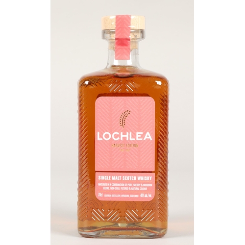 250 - Lochlea Harvest Edition non chill filtered single malt scotch whisky, 70cl, 46% vol, boxed.