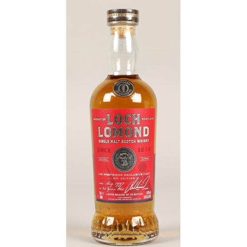 252 - Loch Lomond Lee Westwood 3rd Edition exclusive cask strength 24 years old single malt scotch whisky,... 