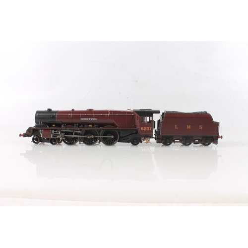 1004 - Hornby OO gauge model railways R3553 4-6-2 Duchess of Atholl tender locomotive 6231 LMS maroon, boxe... 