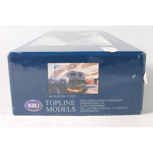 1010 - NMJ Norsk Modelljernbane Topline OO gauge model railways 80302 electric locomotive 172227 green, box... 