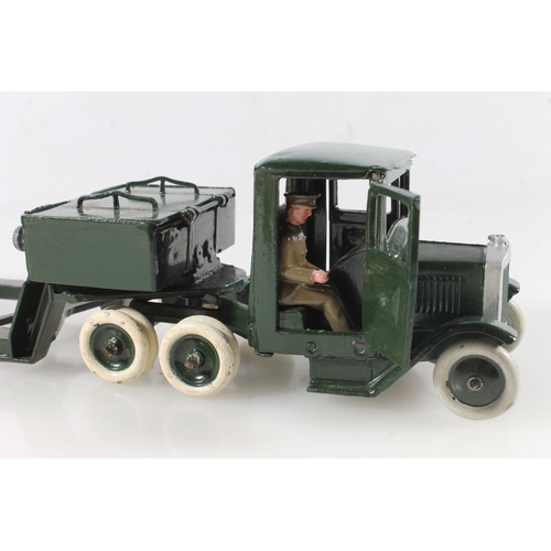 1025 - Britains 1641 Mechanical Transport & Air Force Equipment 18 Wheel Underslung Lorry with Driver, ... 