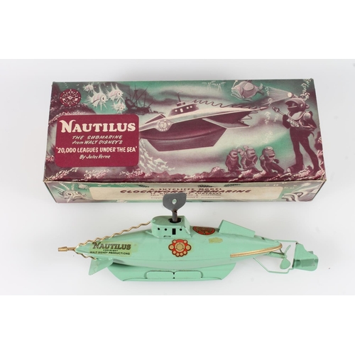 1028 - Sutcliffe Models clockwork model boat Nautilus The Submarine from Walt Disney's 20,000 Leagues Under... 