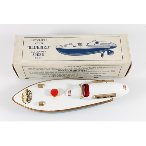 1030 - Sutcliffe Models clockwork model speed boat 