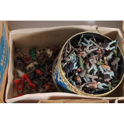 1043 - Huge collection of toy soldiers including makers Timpo, Britains, Herald, Crescent Toys etc.