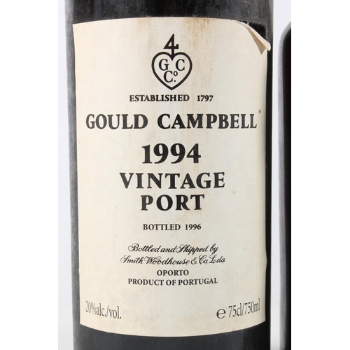 1097 - FERREIRA 20 year old port, no abv or vol stated, and a bottle of GOULD CAMPBELL 1994 vintage port, b... 