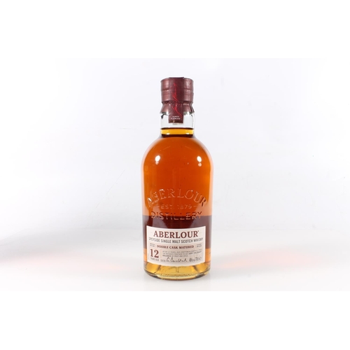 1098 - ABERLOUR 12 year old Speyside single malt Scotch whisky, double cask matured, American oak and Sherr... 