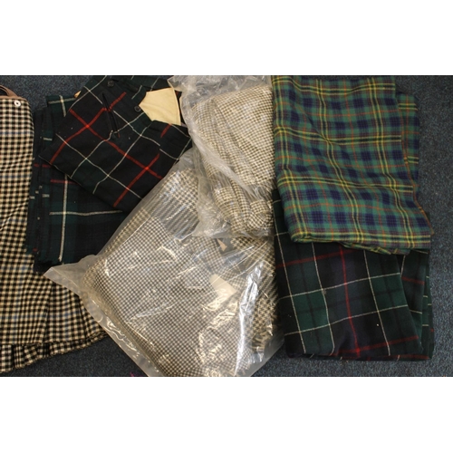 1461 - Scottish Highland Dress, a Northumberland tartan kilt (32 inch waist, 26 inch length approx.), also ... 