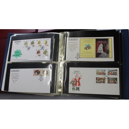 1199 - JERSEY stamp collection containing mint stamps, presentation packs etc. spanning 1969-2000 held acro... 