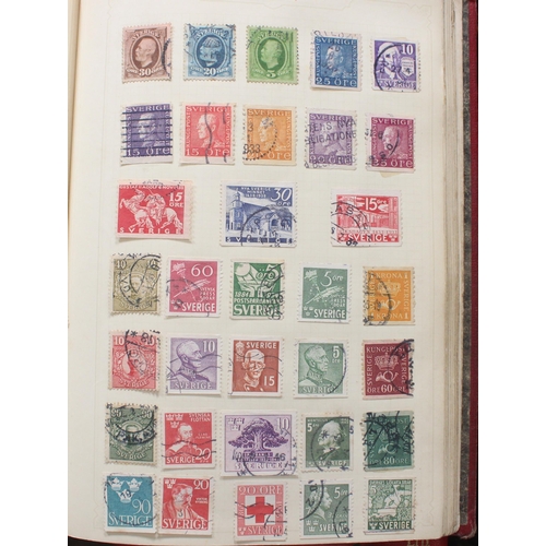 1202 - 20th century used world stamp collection held across 15+ albums, some thematics including animals, b... 