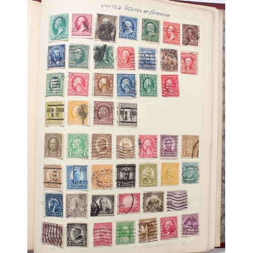 1211 - 20th century used stamp collection held across 10+ albums to include GB QV 1d red imperf, KGV seahor... 