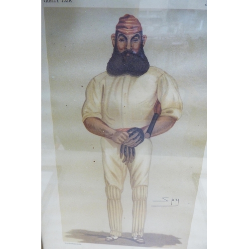 22 - After Sir Leslie Matthew Ward 'Spy' - Vanity Fair'Yorkshire Cricket', 'Cricket' and 'Australian Cric... 