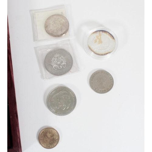 1232 - UNITED KINGDOM Queen Elizabeth II (1952-2022) silver anniversary collection 1996 seven coin silver p... 