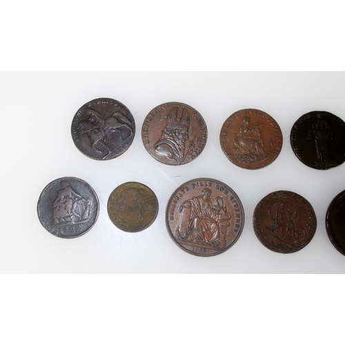 1261 - British conder tokens to include Professor Holloway Pills and Ointment 1858, Edward Bewley Wellingto... 