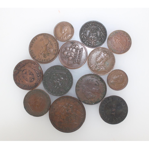 1264 - UNITED STATES OF AMERICA Indian head cents 1862, 1880, 1883, 1888 and 1891, etc. CANADA Bank of Uppe... 