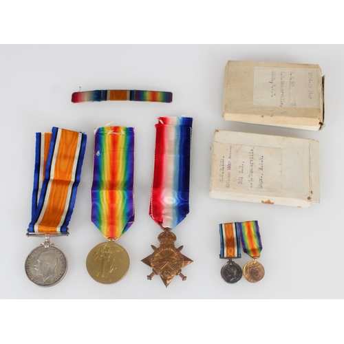 1441 - Medals of 561 Engineer A S Sommerville of the Royal Naval Reserve comprising WWI war medal, victory ... 