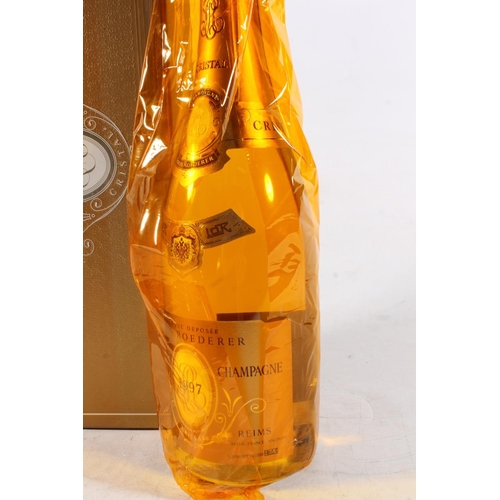 1107 - LOUIS ROEDERER Cristal Brut Champagne 1997, 12% abv. 75cl boxed.