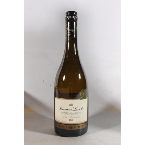 1113 - Vintage wines to include DOMAINE LAROCHE 2004 Chablis Grand Cru 2004 13% abv. 75cl, VALMUR 1996 Chab... 