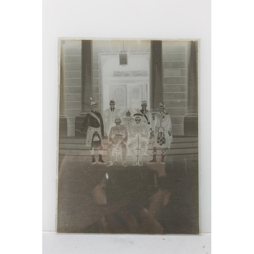 1181 - Group of glass plate camera negatives to include sheep, soldiers, portraiture, Gala Cycle Parade 190... 