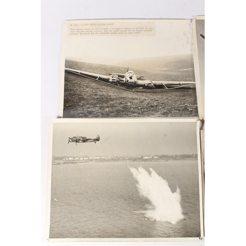 1183 - Press photographs of to include The Vultee Vengeance dive bomber, On the Flight deck of HMS Victorio... 