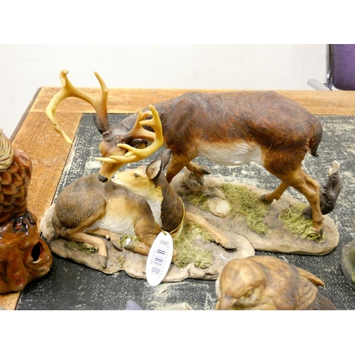 68 - Large collection of animal figures to include Border Fine Arts.