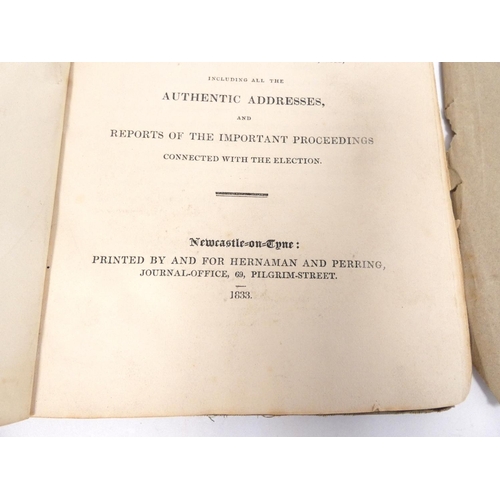 104 - HERNAMAN & PERRING (Pubs).  The Poll Book for the Contested Election for the Southern ... 