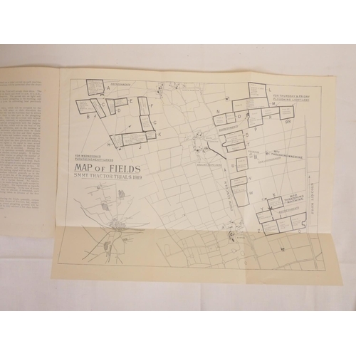 151 - SOCIETY OF MOTOR MANUFACTURERS & TRADERS.  Report on the Tractor Trials Held at South Carlton, N... 