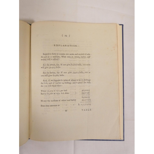 158 - WEDDERBURN ALEXANDER.  Essay Upon the Question What Proportion of the Produce of Arable La... 