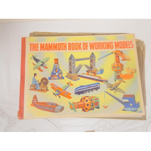 23 - ODHAMS PRESS.  The Mammoth Book of Working Models. 2 copies, each with 20pp instructional booklet. S... 