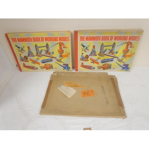 23 - ODHAMS PRESS.  The Mammoth Book of Working Models. 2 copies, each with 20pp instructional booklet. S... 