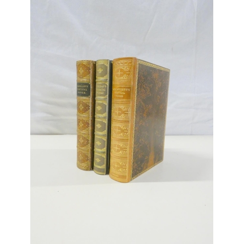 26 - WORDSWORTH WILLIAM.  Oxford Edition of the Poetical Works. Tree calf gilt, a.e.g. 1920; al... 