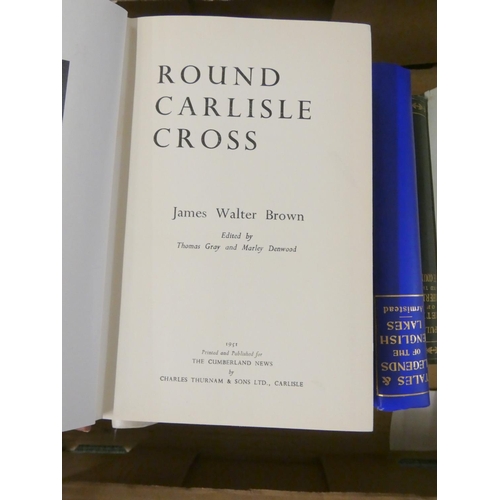 28 - TOPPING G. & POTTER J. J.  Memories of Old Carlisle. Illus. Half vellum. Carlisle, c.1... 