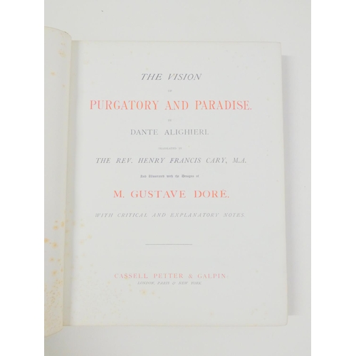 29 - DORE GUSTAVE (Illus).  Purgatorio & Paradiso, & Paradise Lost. 2 vols. Many plates... 