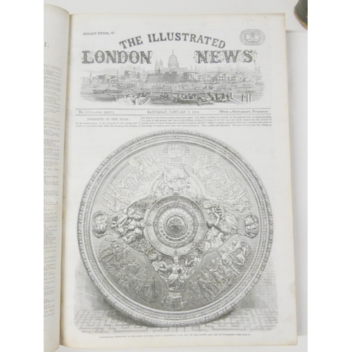 31 - Illustrated London News.  Bound vols. 36 (Jan. to June 1860) & 42 (Jan. to June 1863).... 