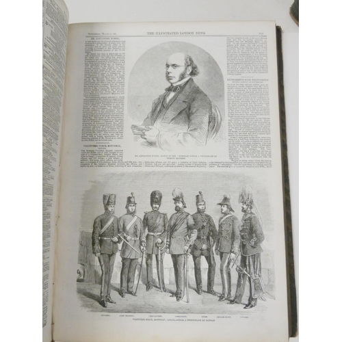 31 - Illustrated London News.  Bound vols. 36 (Jan. to June 1860) & 42 (Jan. to June 1863).... 