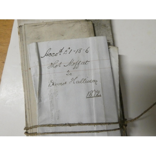 36 - Documents & Ephemera - Scotland - Dumfries Area, etc.  19th to early 20th century docu... 