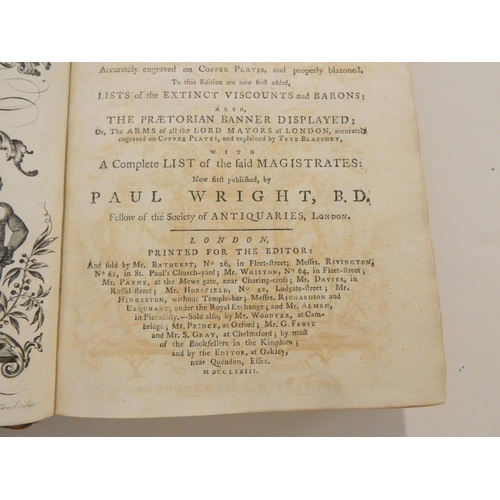 44 - WRIGHT PAUL (Ed).  A Help to English History by Peter Heylyn. Half title. Eng. frontis &am... 